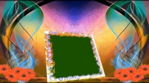 Футаж "Рамка с подсветкой " хромакей