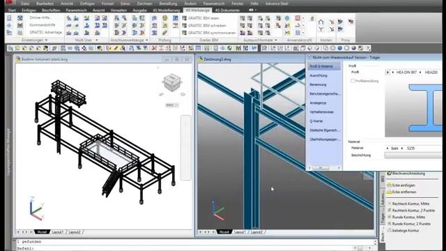 AutoCAD Plant 3D nach Advance Steel смотреть онлайн