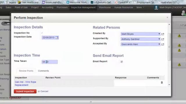 Performing Service Inspection and adding Comments смотреть онлайн