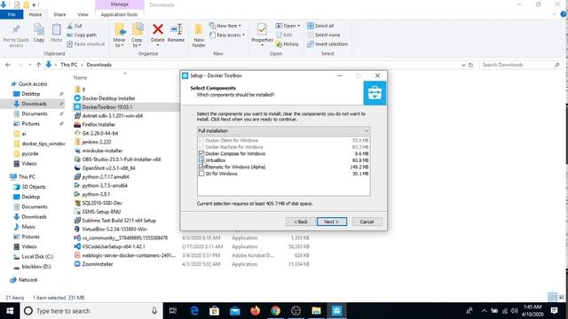 dockertoolbox installation смотреть онлайн