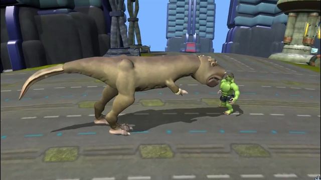 T-Rex vs Hulk | Dino vs Hero [S1E1] | SPORE смотреть онлайн