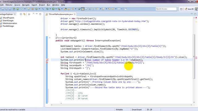 Selenium Tutorials | Handling Webtables using Selenium WebDriver смотреть онлайн