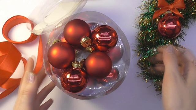 DIY Рождественские венки своими руками. Мастер класс. Christmas wreaths video tutorial смотреть онлайн