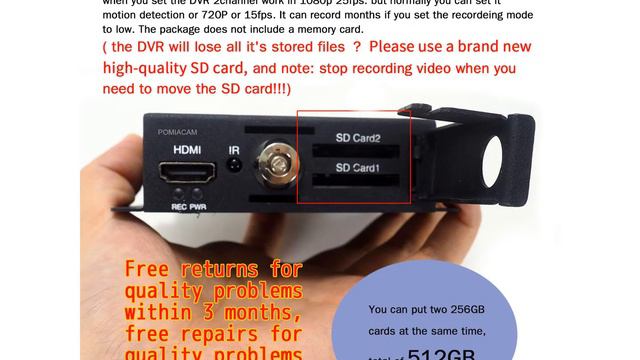 Mini AHD DVR Mobile DVR support CVBS/AHD 5.0MP/dual-SD card HD 1080P 2 Channel vehicle bus DVR смотреть онлайн