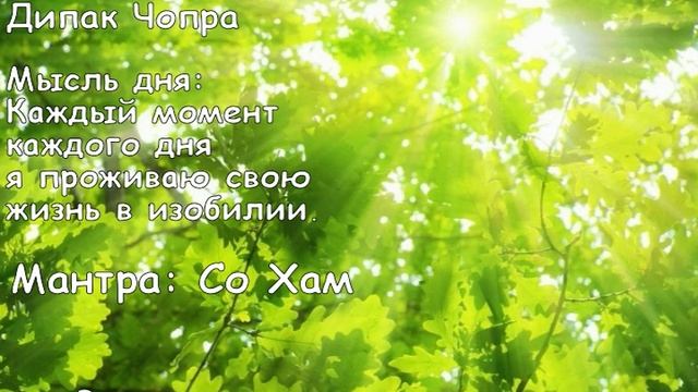 Ключ к изобилию. Дипак Чопра