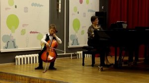 Мазурка Н.Бакланова Игра на Виолончели (играет Руслан 8 лет 2 класс)
