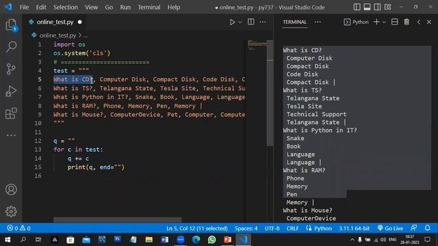 Python Tutorial 9/30: Project with string смотреть онлайн