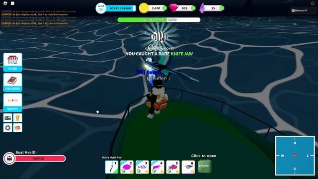 I GOT 2 OF THE NEW *RARE* EXOTIC CHOMPIN PUFFERFISH! (Roblox Fishing simulator) смотреть онлайн