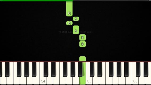 Average Fan vs Average Enjoyer│EASY Piano Tutorial│RIGHT HAND ? смотреть онлайн