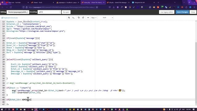 آموزش طراحی ربات تلگرام با php | قسمت دوازدهم | ساخت ربات فروشگاهی смотреть онлайн