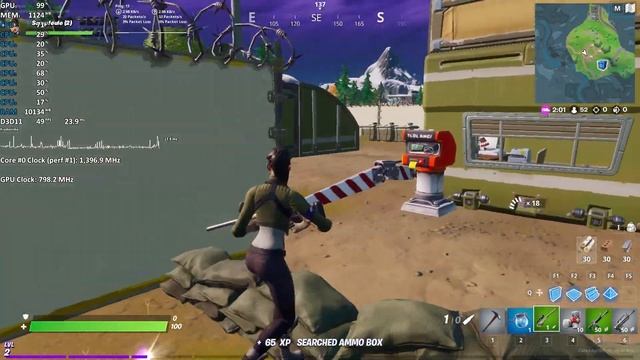 Fortnite 2 on Intel 10th Gen i7-1065G7 Gen11 Iris Plus Graphics Test - Gameplay Benchmark смотреть онлайн