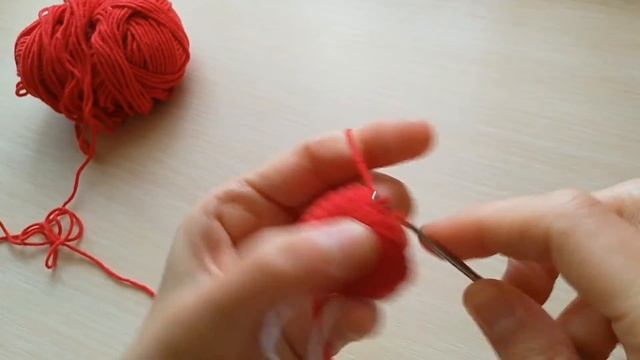 мк: вязаная КЛУБНИКА крючком
