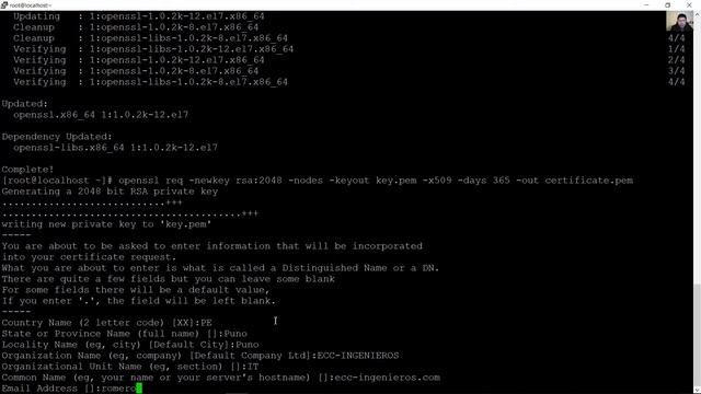 Generating a PKCS12 (.p12) Self-Signed Certificate Using OpenSSL on CentOS 7 смотреть онлайн