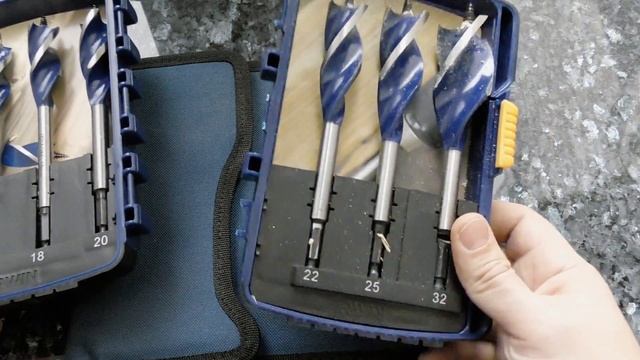 Сверла по дереву Irwin Blue Groove.