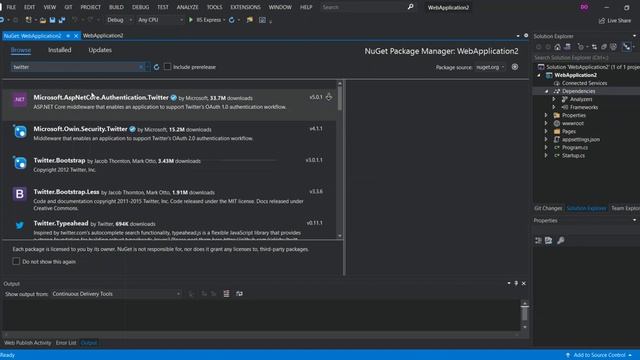 NuGet Packages in Visual Studio 2019 Getting Started смотреть онлайн