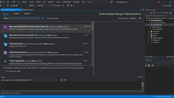 NuGet Packages in Visual Studio 2019 Getting Started
