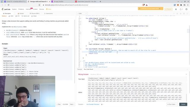 Terrible LeetCode in Kotlin: #211 Design Add and Search Words Data Structure смотреть онлайн