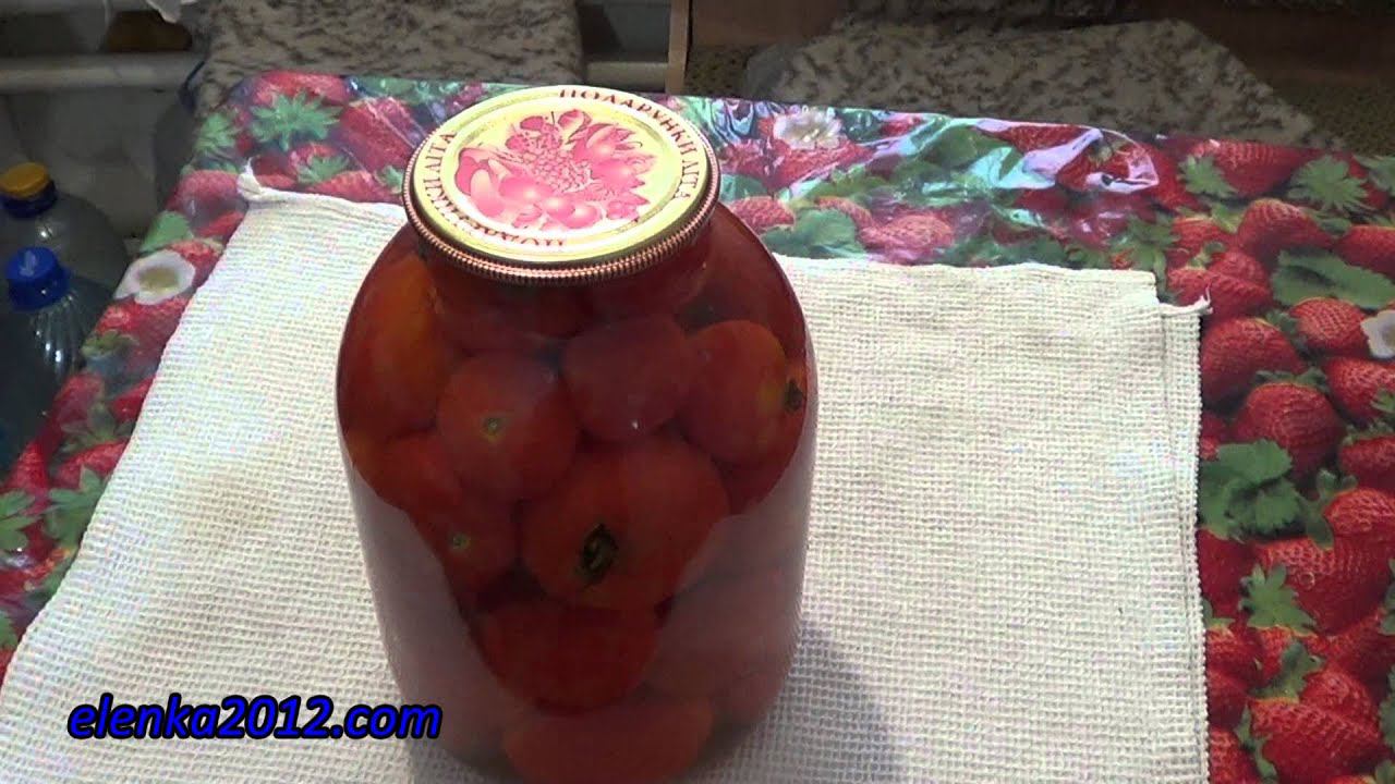 Помидоры с чесноком на зиму