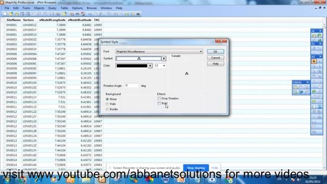 How to plot sites on MapInfo Professional смотреть онлайн
