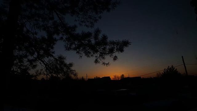 Покадровая съемка. Закат 04.04.15, Тюмень. смотреть онлайн