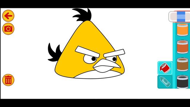 MEWARNAI BURUNG KUNING/YELLOW BIRD COLORING - Angry Birds Cartoon смотреть онлайн