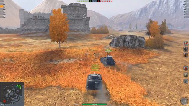 World of Tanks Blitz#1 НАГИБ НА ПЕРВЫХ УРОВНЯХ . смотреть онлайн