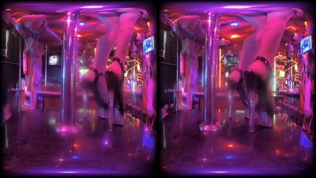 3D VR girls Dancing Standing bar Bangla Walking Street part-2, Phuket nightlife VLOG144 смотреть онлайн