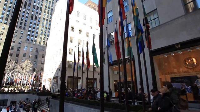 A wander around 30 Rockefeller Plaza, New York смотреть онлайн