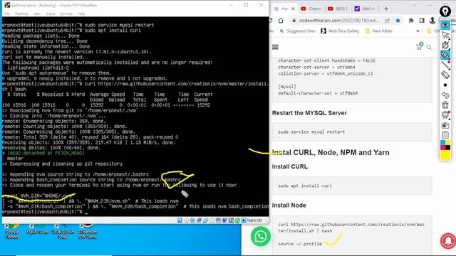 ERPNext and Ubutu 22.04 Oracle VM box смотреть онлайн