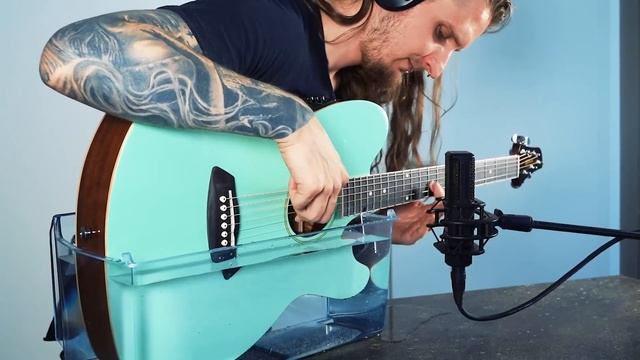 Playing guitar underwater actually sounds HEAVENLY смотреть онлайн