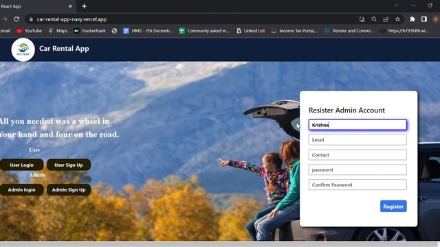 Rental car app | React Project | Fullstack Project , Html , css , Javascript, React, nodejs,MongoDB смотреть онлайн