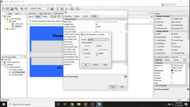 How to make Splash Screen in Java using Netbeans Loading Screen #1 смотреть онлайн