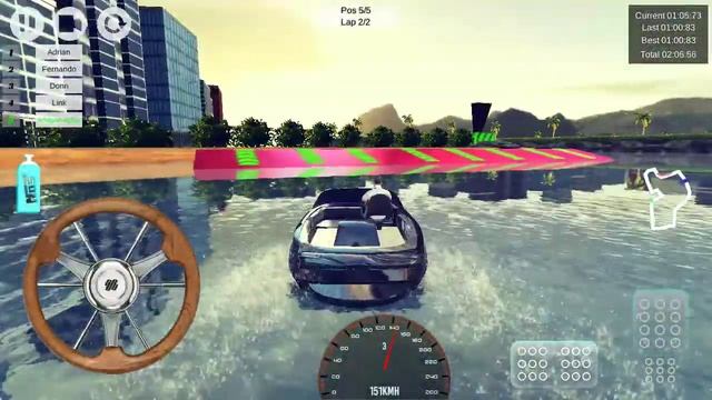 Xtreme Boat Raycing,гонки на катере(обзор)