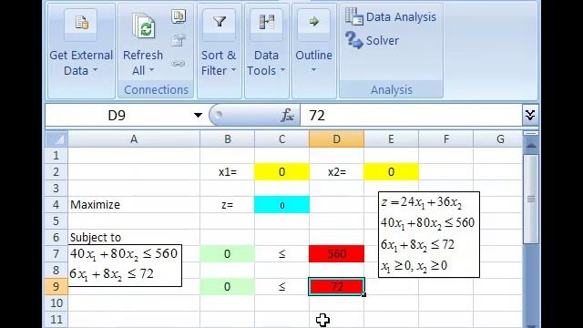 Using Excel Solver for A Maximization Problem смотреть онлайн