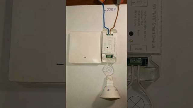 Подключение rf выключателя к умному реле смотреть онлайн