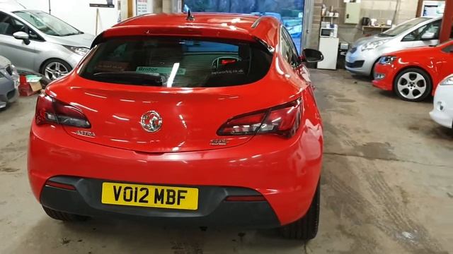 2012 VAUXHALL ASTRA GTC 1.4T SRI