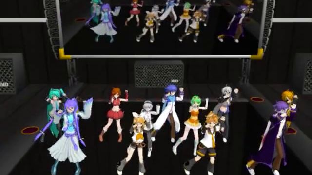 [MMD] Vocaloid dance party - Groovy Dancing смотреть онлайн