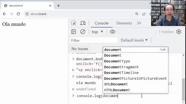 Javascript e DOM - lendo a posição do mouse смотреть онлайн