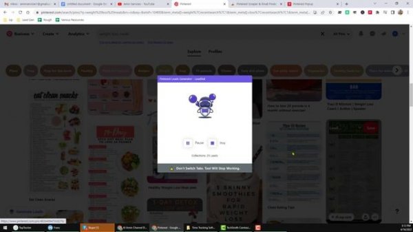 Pinterest Web Scraping Tutorial - Pinterest Email Scraper