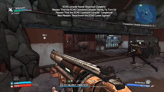 Borderlands Remastered Let's Play - Part 16 - Crimson Fastness, Finding Tannis, & Fixing Echonet! смотреть онлайн