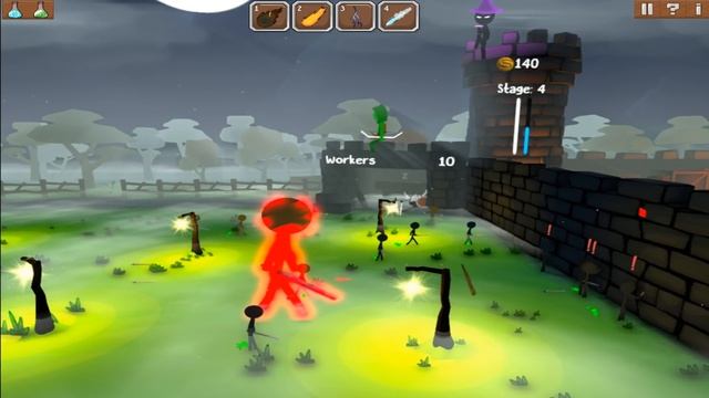 Стикмены ЗАХВАТЫВАЮТ ГОРОДА ! Мы должны спастись ! ( Stick War: Castle Defence ) смотреть онлайн
