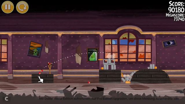Angry Birds Seasons Haunted Hogs Level 1-2 120180 смотреть онлайн