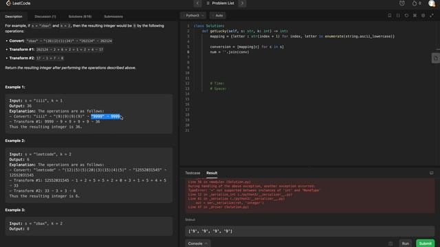 LeetCode 1945 - Sum of Digits of String After Convert: A Microsoft Journey смотреть онлайн