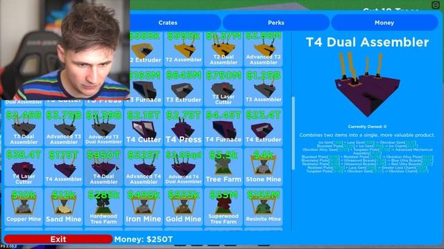 MOST EXPENSIVE MATERIAL UNLOCKED? - Roblox Factory Tycoon смотреть онлайн