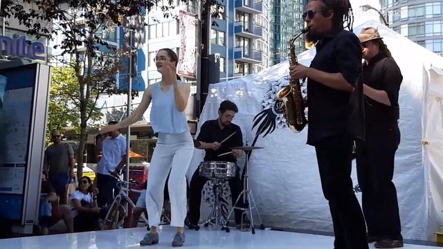 Tap Dance and Sax Rhythm - Vancouver Public Dance Performance смотреть онлайн