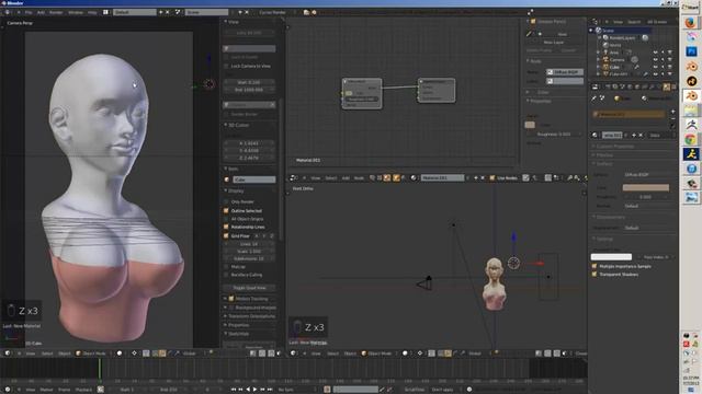 Blender 3d: Girl Speedlapse Character Model (Narrated) (HS27) смотреть онлайн