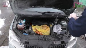 Как правильно мыть двигатель и агрегаты автомобиля Шкода. Skoda Fabia II. Инструкция.