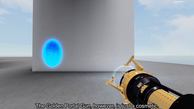 How to get the SECRET GOLDEN PORTAL GUN in PORTAL! [ROBLOX] смотреть онлайн