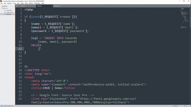 How to code CRUD function using PHP with MySQL (Create, Read, Update & Delete) смотреть онлайн