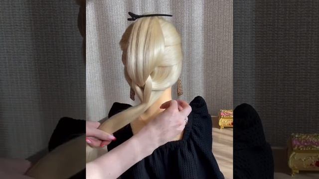 Красивая причёска французская коса +3, hair лайфхак haircut Москва Россия Марина Гоголева колорист смотреть онлайн
